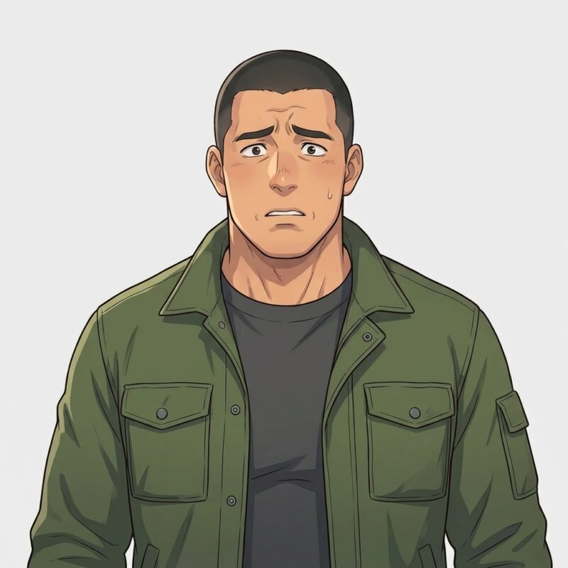 岸くんが半信半疑で質問する