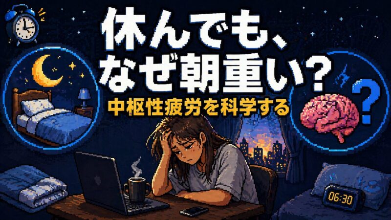 休んでも朝重い 中枢性疲労を科学する
