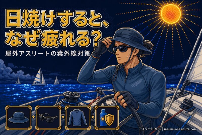 日焼けすると疲れるのはなぜか?屋外アスリートの紫外線対策 完全ガイド