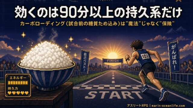 カーボローディングは意味ない?何日前から・何を食べるかで結果が変わる完全実践ガイド