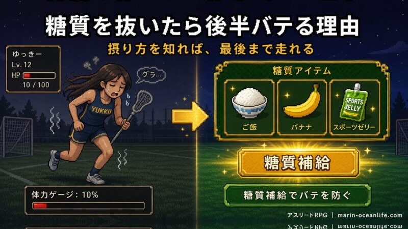 炭水化物を抜いたらバテた──アスリートの摂取量・タイミング完全ガイド