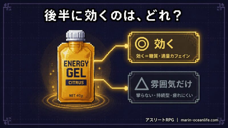 エナジージェルは本当に必要か?論文でわかった「効くこと・効かないこと」正直な選び方