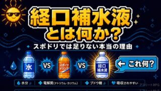 経口補水液とは何か?スポーツドリンクでは足りない本当の理由