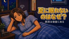 夏に眠れないのはなぜか?エアコンつけっぱなしと寝室の正直な整え方