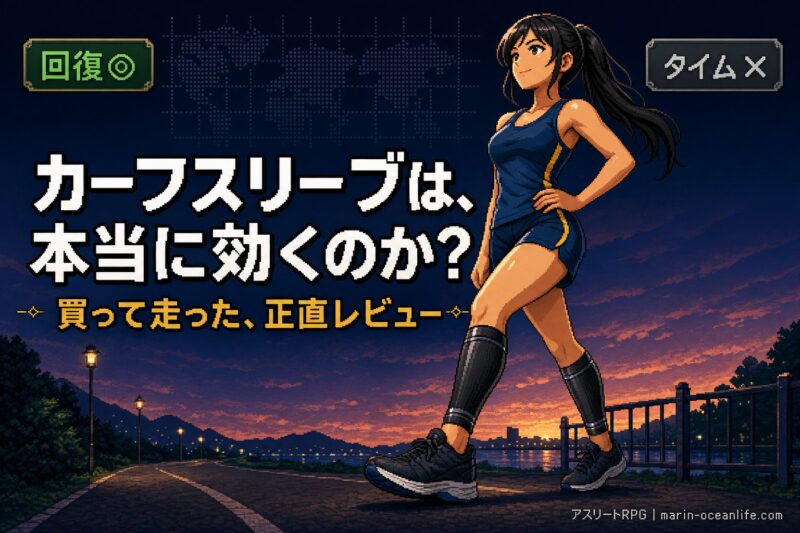 カーフスリーブは本当に効くのか?ザムストを買って走った正直レビュー