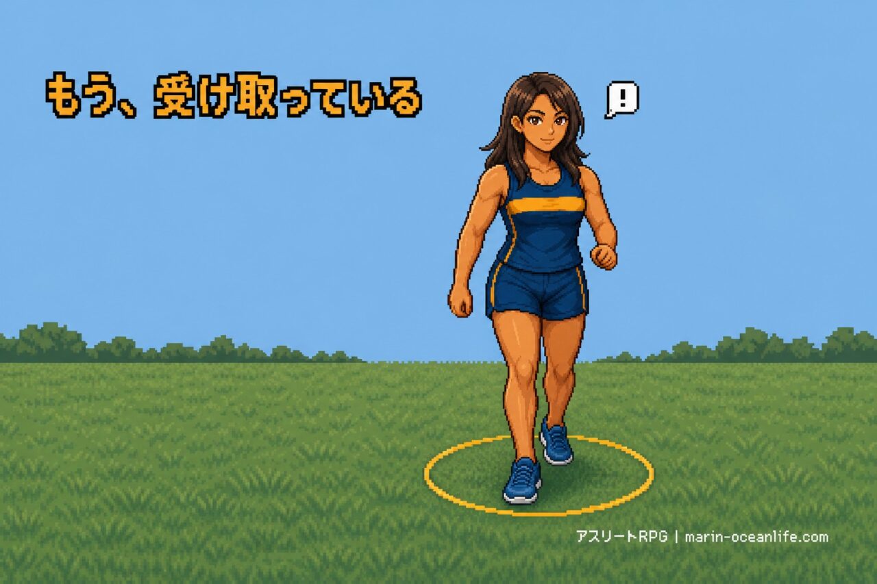 持久力も回復も、これから手に入れるものではなく、日々練習しているあなたがすでに受け取っているもの