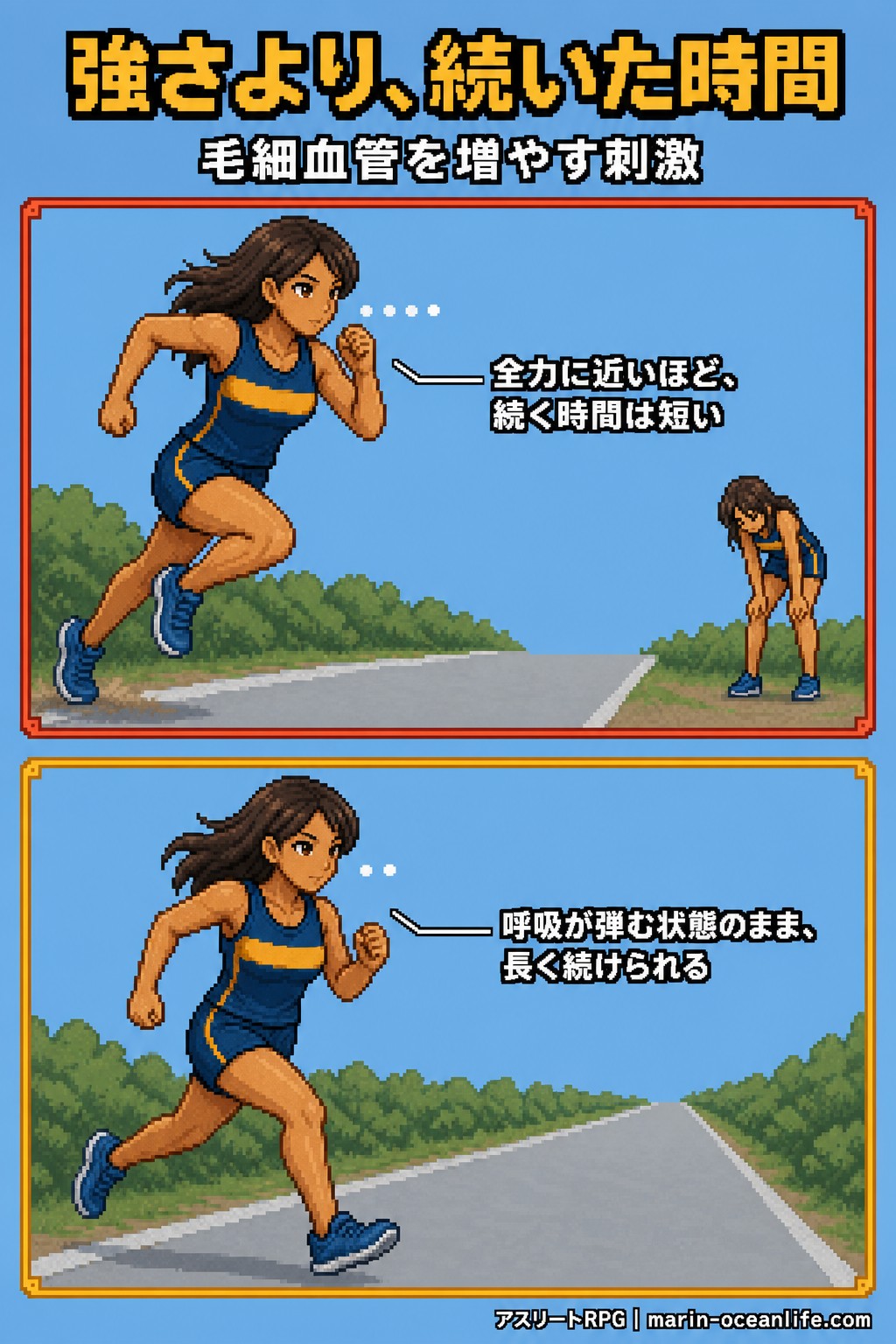 毛細血管に効くのは一瞬の強さではなく、血流が増えた状態が続いた時間のほう