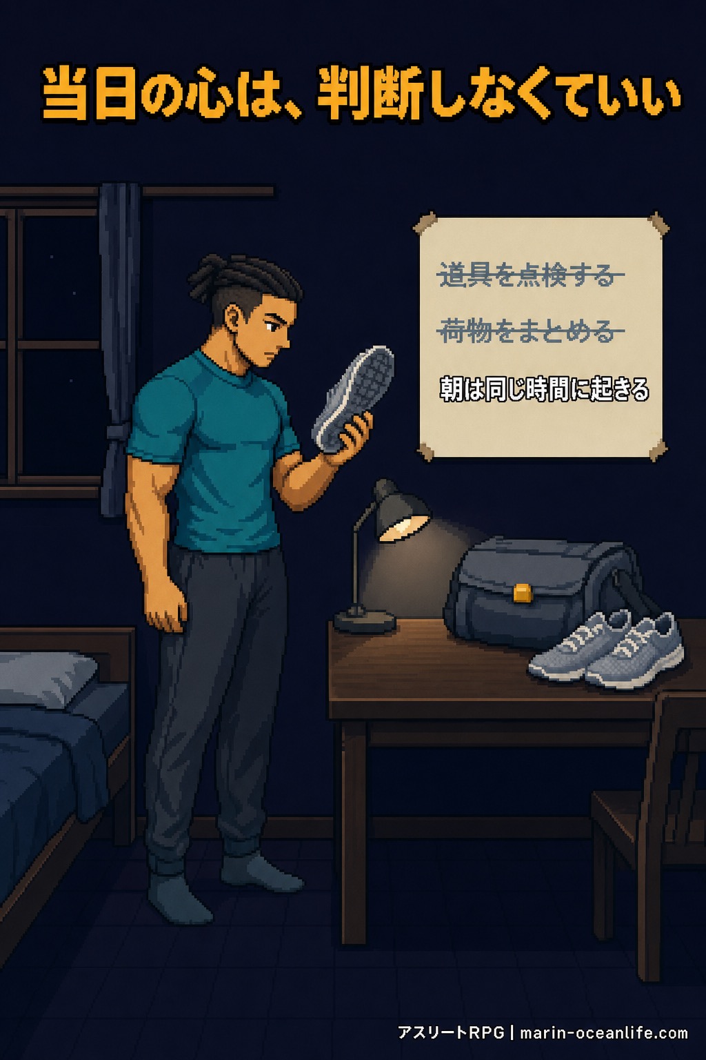 当日の心は、判断しなくていい