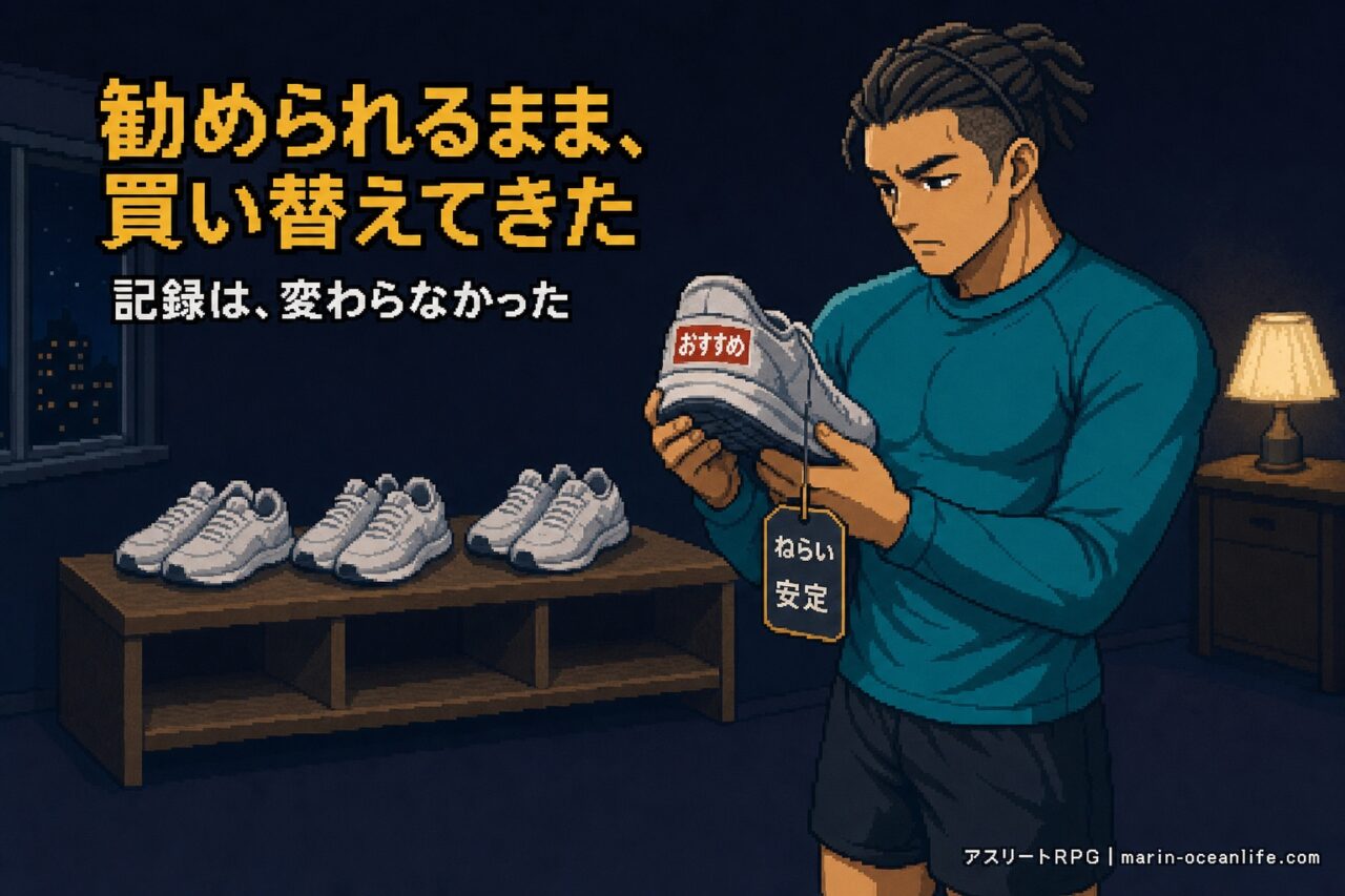 勧められるまま買い替えてきた道具。おすすめのシールばかり見て、ねらいの下げ札には目を向けていない