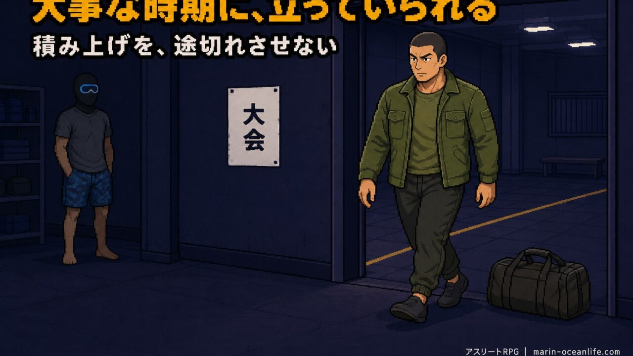 大事な時期に、練習場に立っていられる