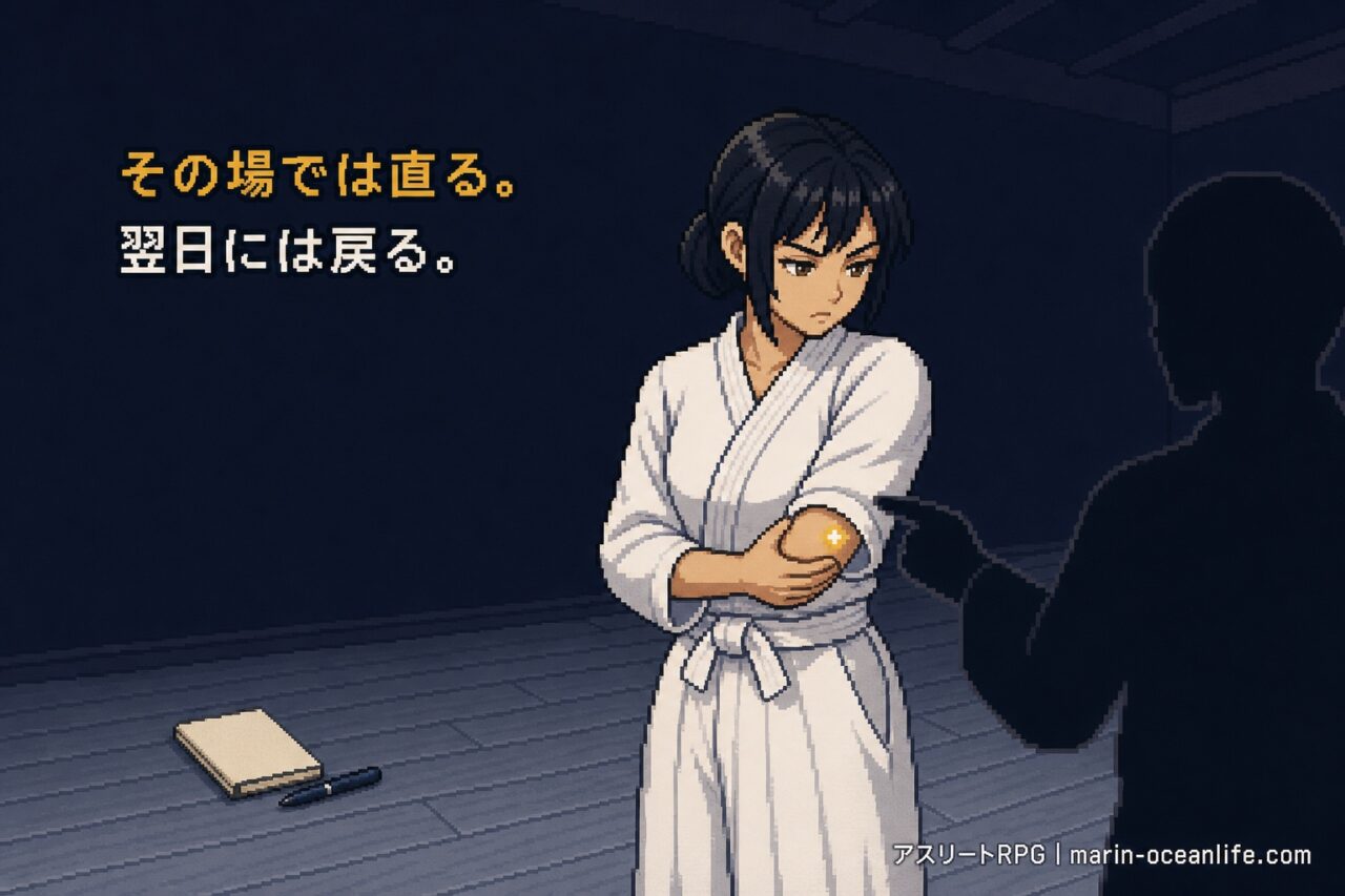 同じところをまた直されている。今日の感覚は、どこにも残っていない